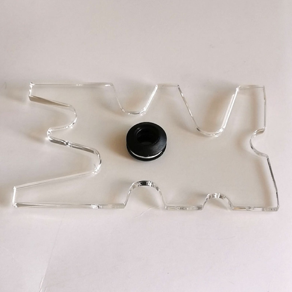 Detachable Clear Acrylic Billiard Bridge Head, Portable Pool Cue Bridge Head for Snooker Game