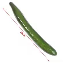 3 Pcs Lifelike Artificial Cucumber Decor Realistic Kitchen Display Props