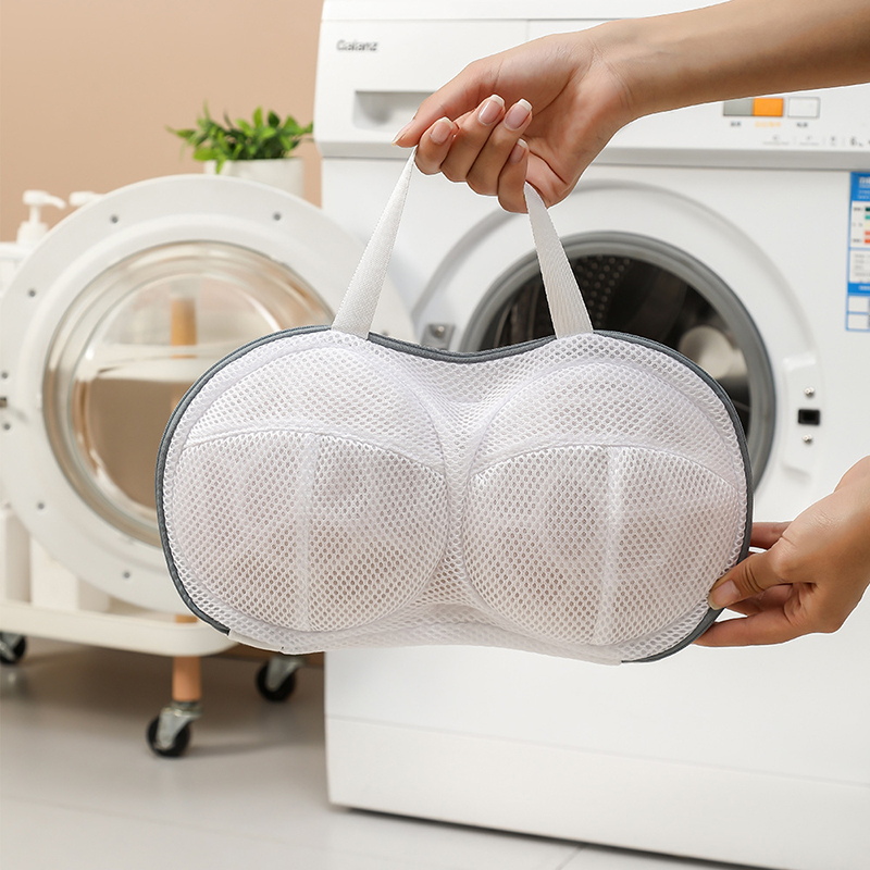 Bra Laundry Bag for Washing Machine,Anti Deformation Underwear Wash Bag with Zipper,Delicate Clothing Protector for A to