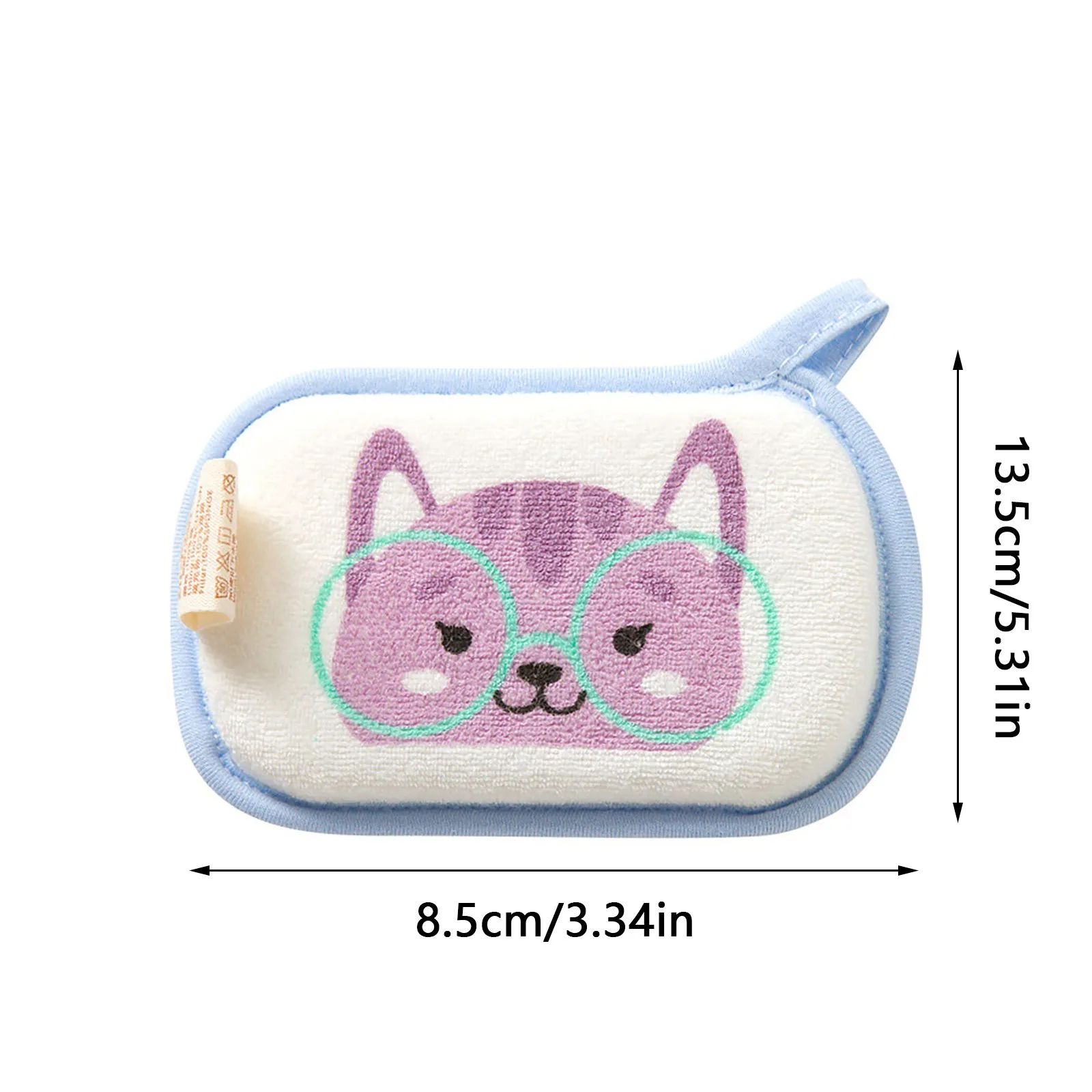 Cute Elephant Baby Bath Sponge Soft Cartoon Shower Brush Gentle Infant Bath Towel
