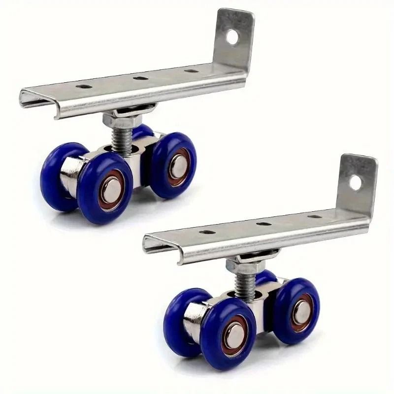 Heavy Duty Sliding Door Rollers with Ball Bearings & Hangers for Smooth Operation