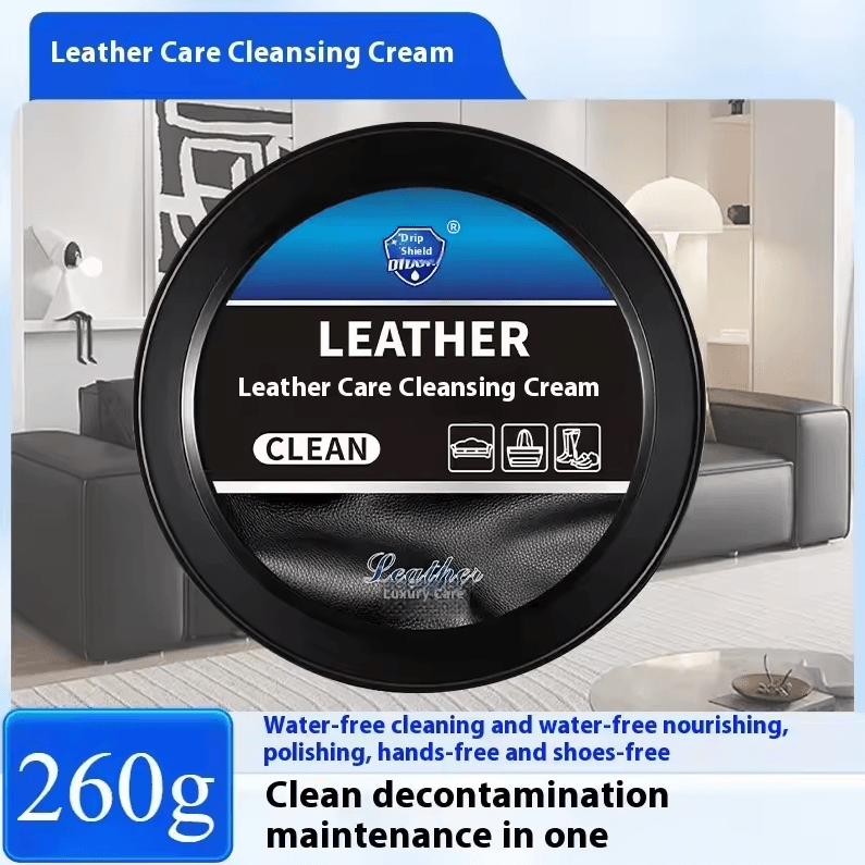 260 g Leather Care Paste Cleaner | Leather Furniture, Bag & Car Leather Anti-Aging Maintenance Cream