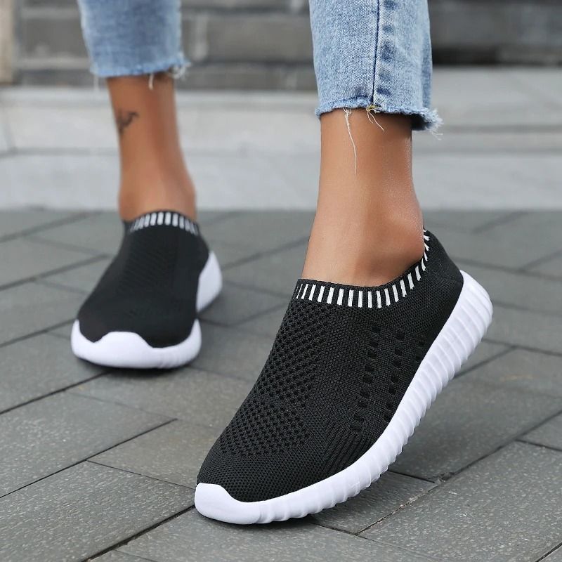 Women Casual Lightweight Mesh Breathable Vulcanized Sneakers