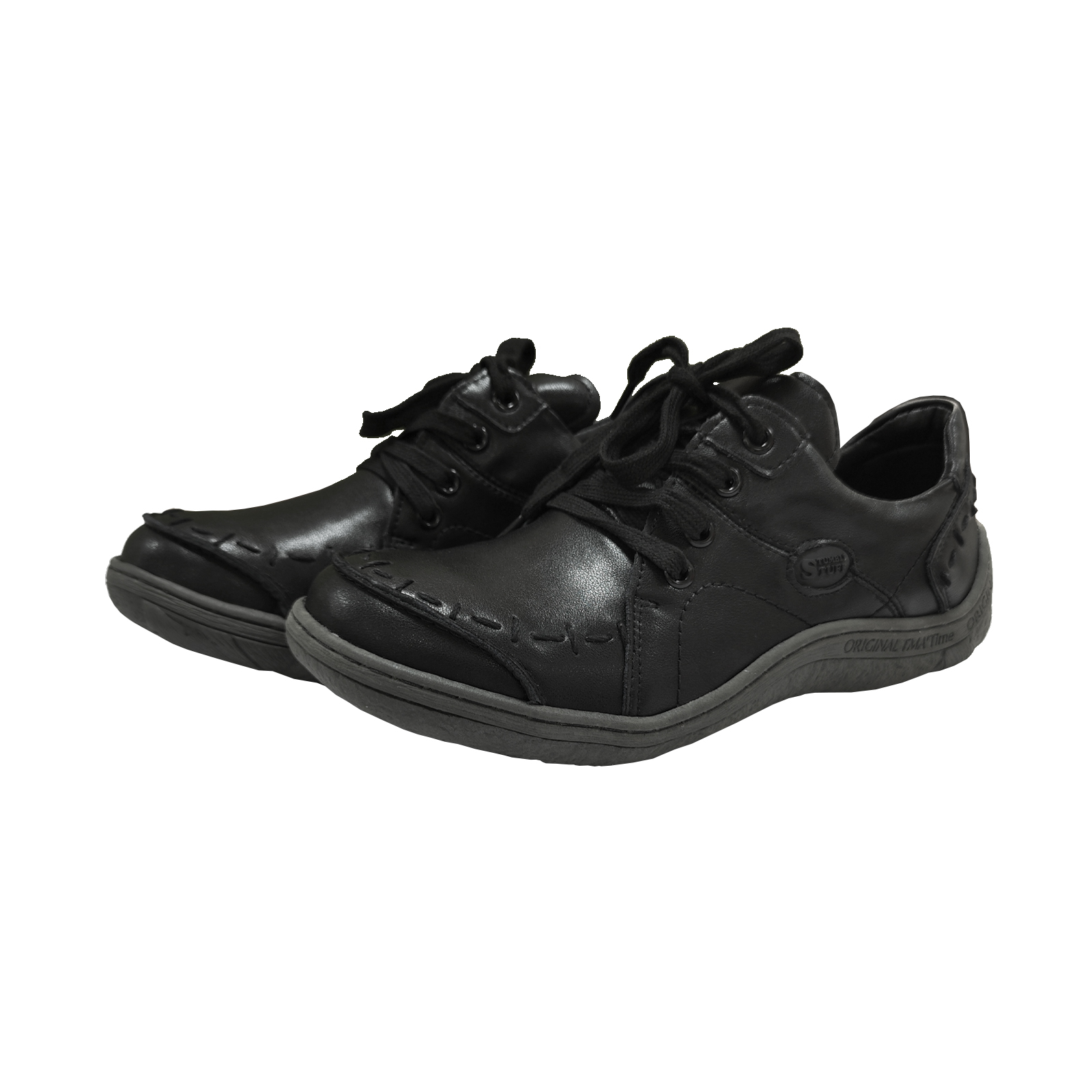 TMA EYES Womens Leather Sneakers, Hand-Stitched Lightweight Flats with Breathable Upper & Durable Comfortable Leather