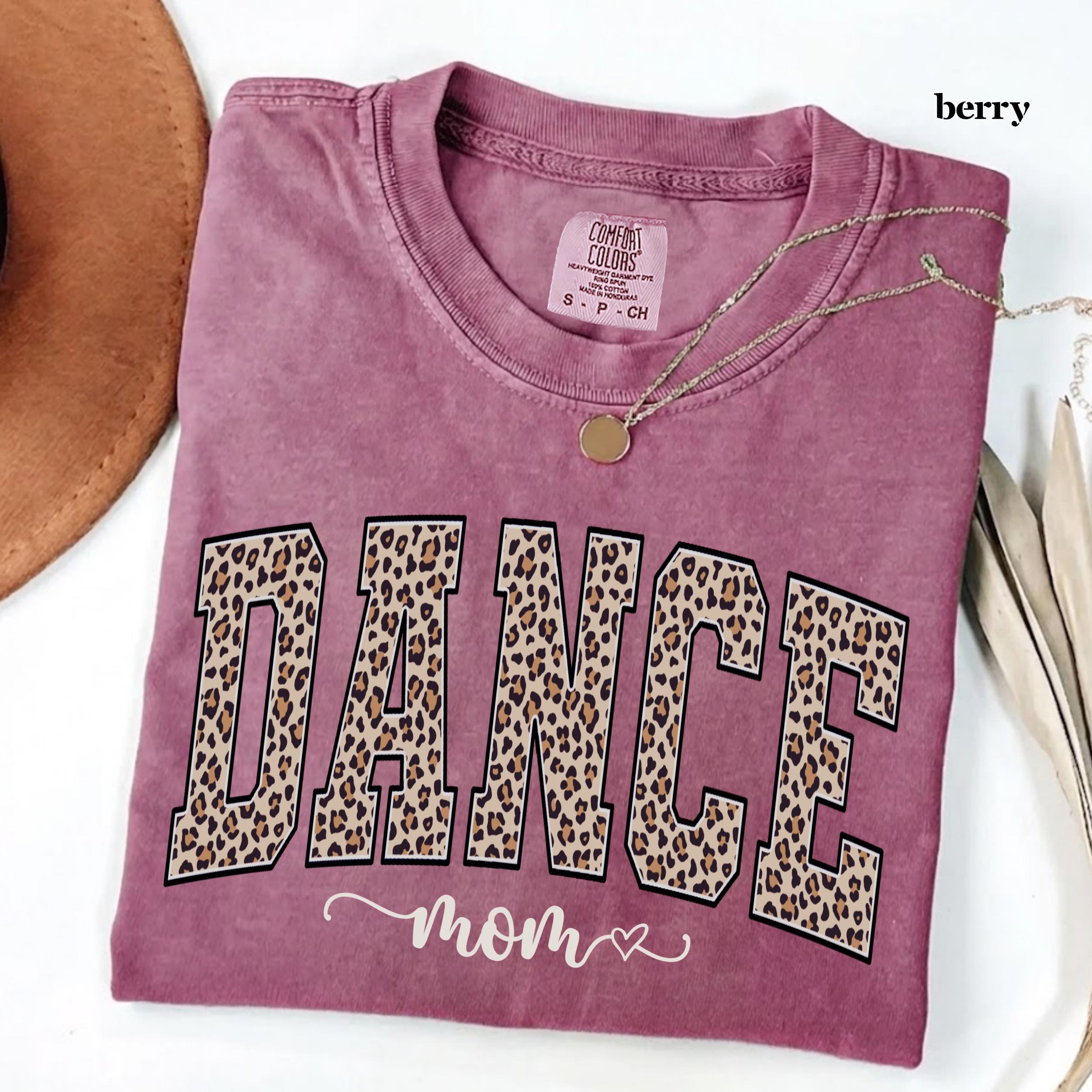 Personalized Dance Mama Shirt Custom Name Graphic Tee Cute Dance Mom T-Shirt