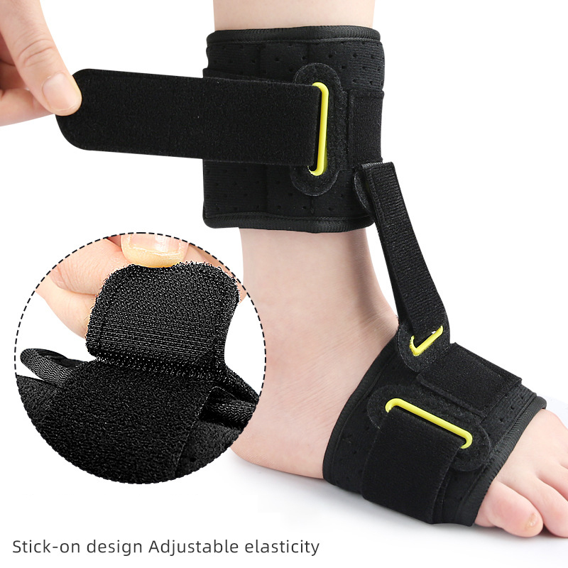 Foot Drop Night Splint, Adjustable Plantar Fasciitis Brace, Orthosis Support, Pain Relief