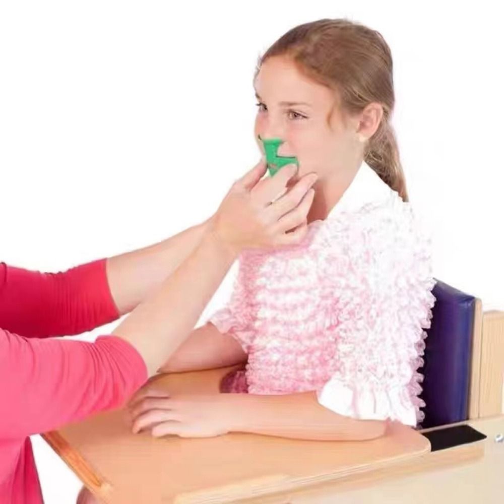 Plastic Nose Whistle for Nasal Breathing & Oral Muscle Training Nose Flute Pronunciation Trainer