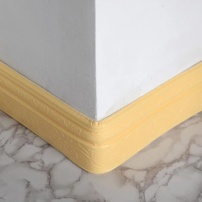 Foam Wall Edge Strip Stickers, Waterproof Baseboard Wallpaper Border, Self Adhesive Bedroom Wall Stickers