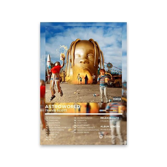 Retro Rap Album Cover Canvas Poster Music Wall Art Print