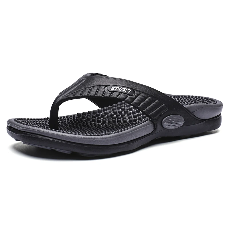 Breathable Flip Flops for Men, Summer Beach Shoes, Massage Flip Flops Men, Big Size Sandals, Luxury Sandals for Men