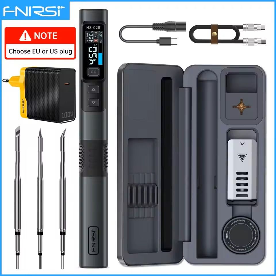 Smart Soldering Station 100W Adjustable Electric Iron Kit with Temperature Control