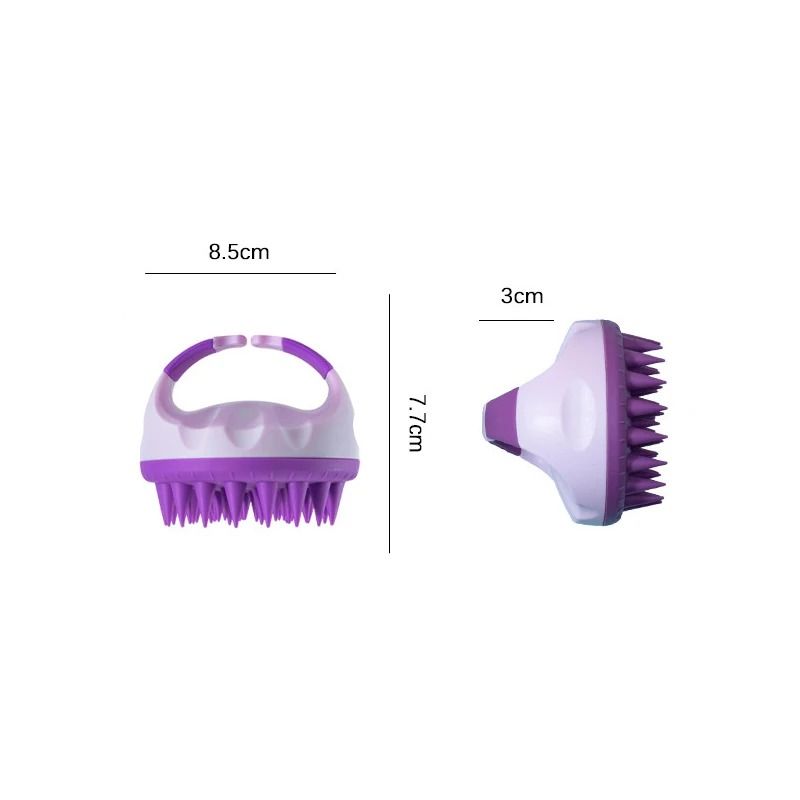 Handheld Silicone Scalp Massage and Shampoo Brush