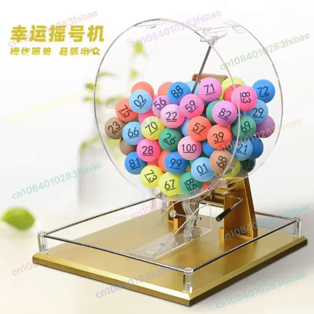 Manual lucky lottery machine lottery table tennis number selection activity
