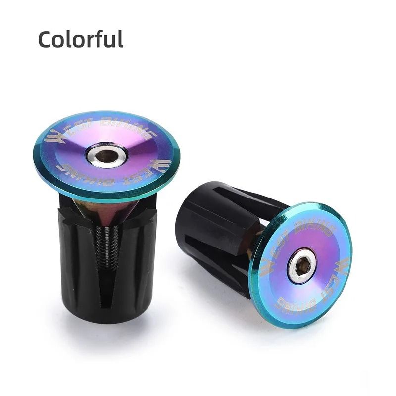 Expanding Aluminum Alloy Bicycle Bar End Plugs (2PCS)