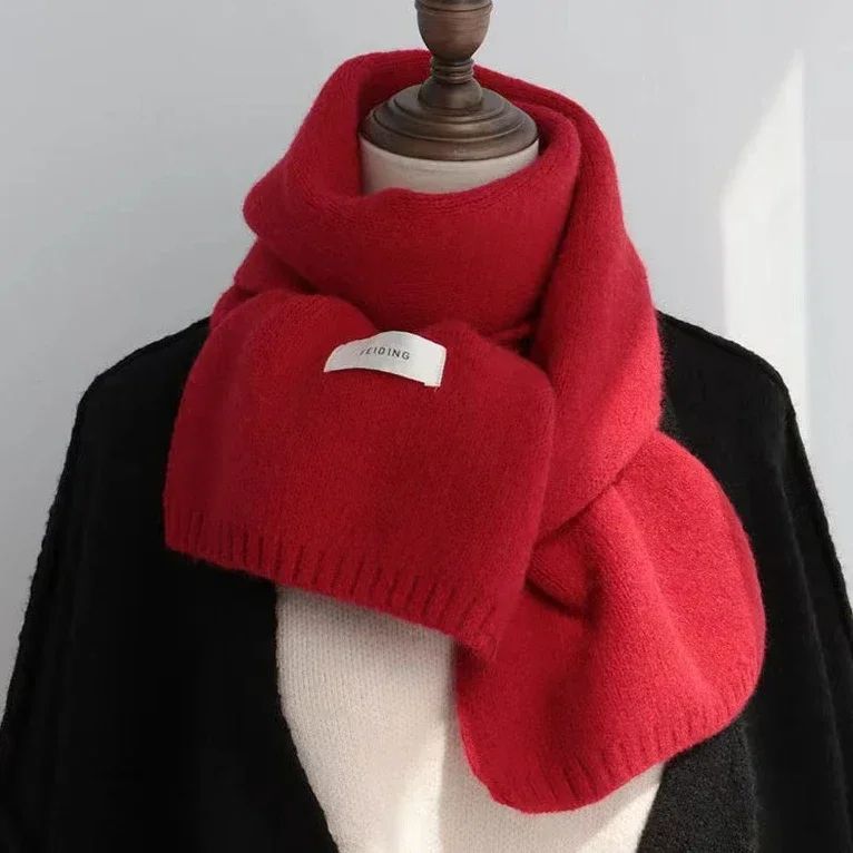 Unisex Winter Thermal Knitted Scarf