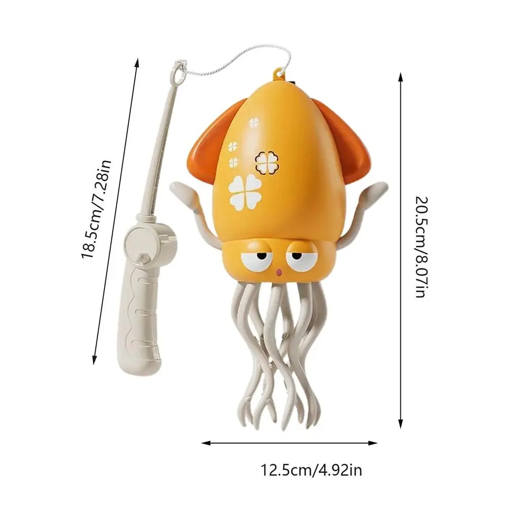 Interactive Development Moving Children's Electric Octopus, Glow Dancing Octopus Toys, Cartoon Educational Toddler Gift
