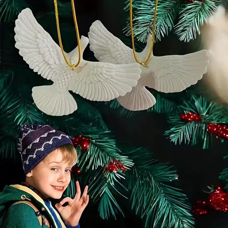 Doves Christmas Tree Ornament, Friendship Doves Resin Christmas, Holiday Decoration Best Gift