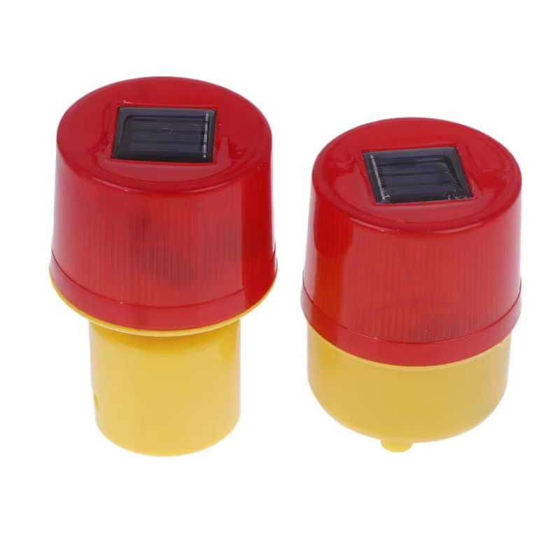Solar LED Traffic Warning and Crane Safety Beacon Light with Emergency Flashing Lamp