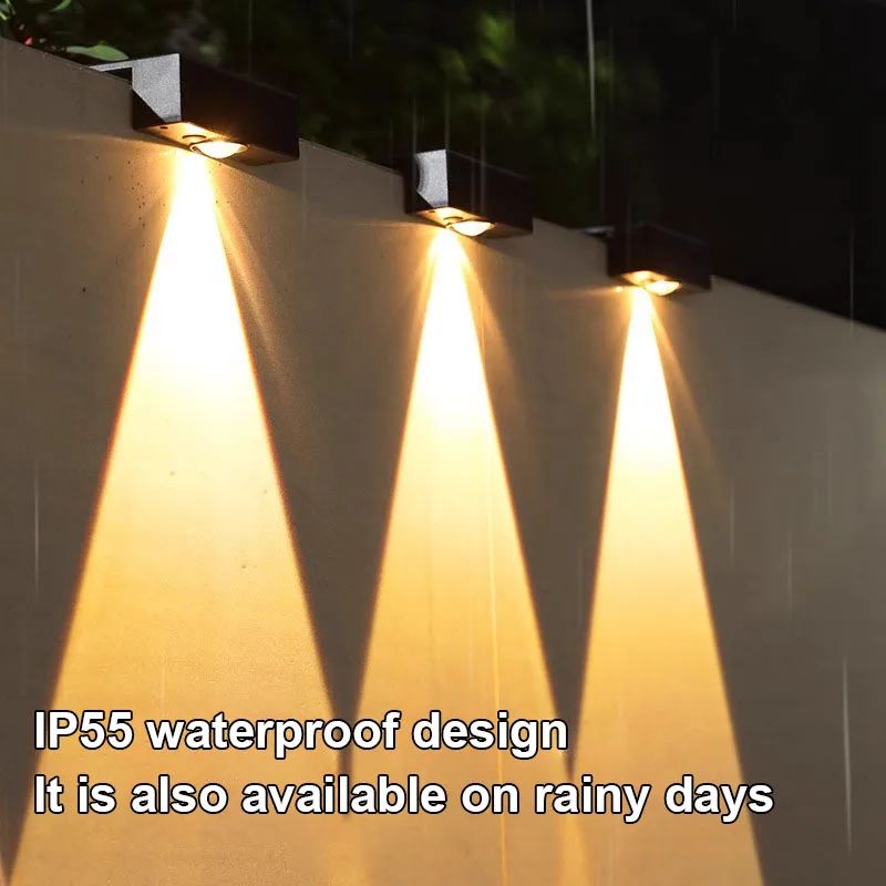 Ultra Bright Solar LED Outdoor Wall Lamp