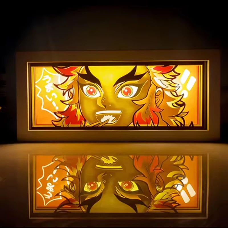 Demon Slayer Anime 3D LED Light Box Tanjirou Night Lamp for Bedroom Decor