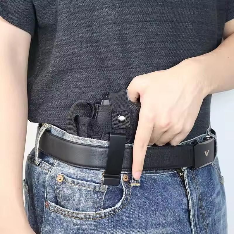 Outdoor Tactical Gun Holster with Belt Clip for Concealed Carry
