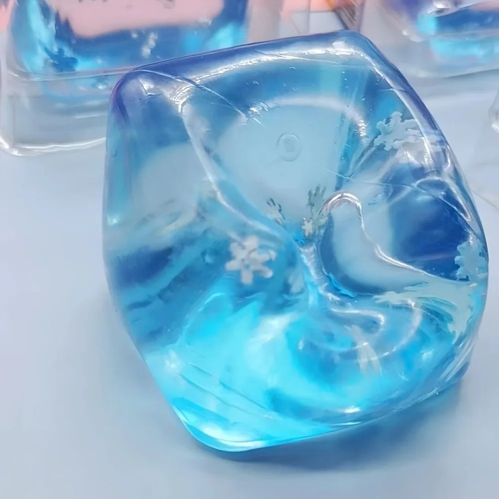 Squishy Ice Cube Stress Ball – Cool Squeeze Anxiety Relief Toy
