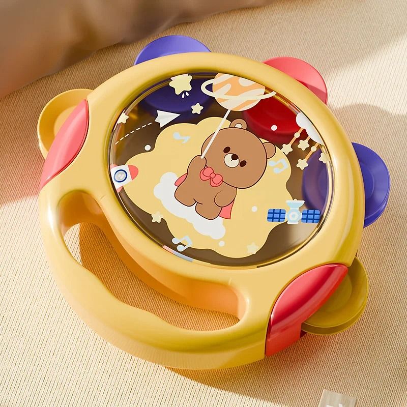 Baby Handheld Tambourine Musical Drum Toy