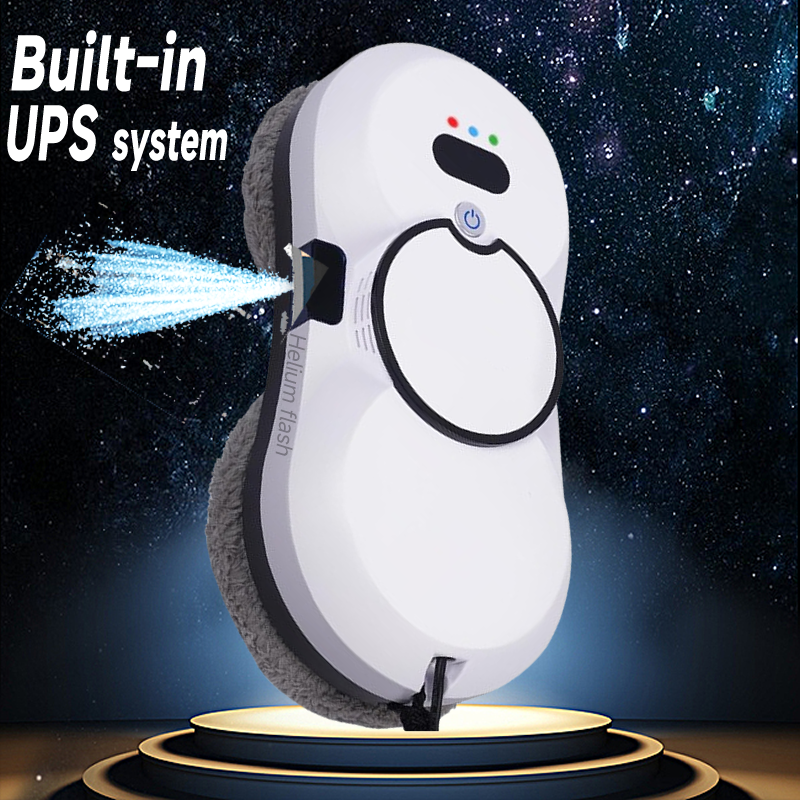 Smart Home Appliance Auto Clean Glass Windows, UPS System Robot Window Cleaner, Electric Floor Mops, Washer Window