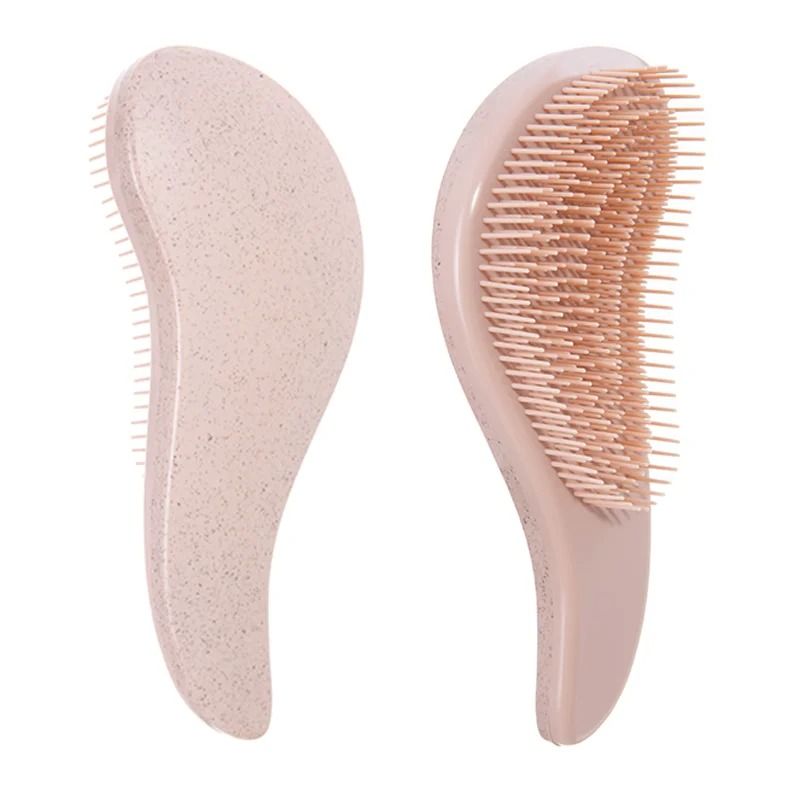 Magic Detangling Hairbrush Soft Wheat Straw Scalp Massage Anti Static Grooming Comb