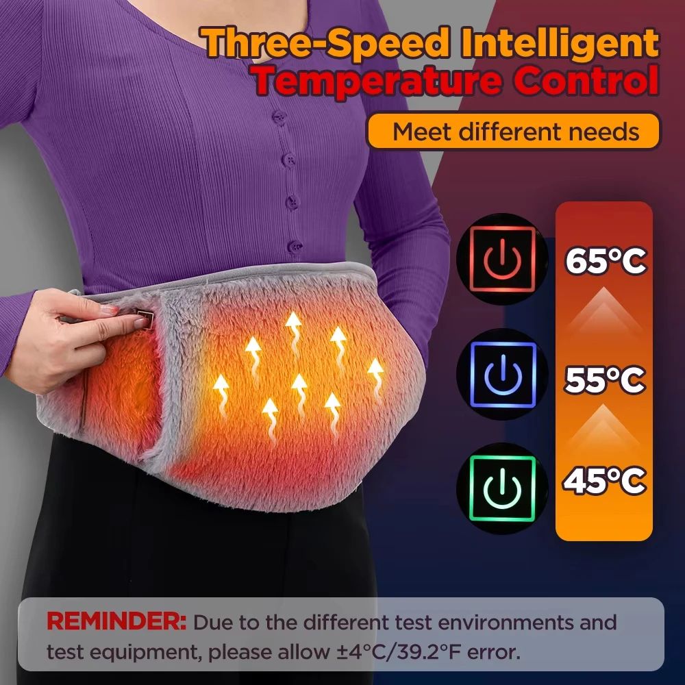 USB Electric Heating Belt Waist and Hand Warmer