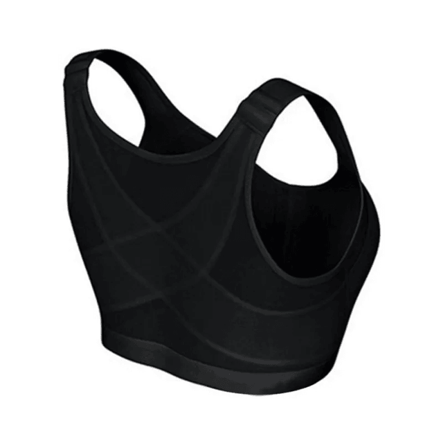 Plus Size Seamless Bra with Front Closure Push Up Support Bralette