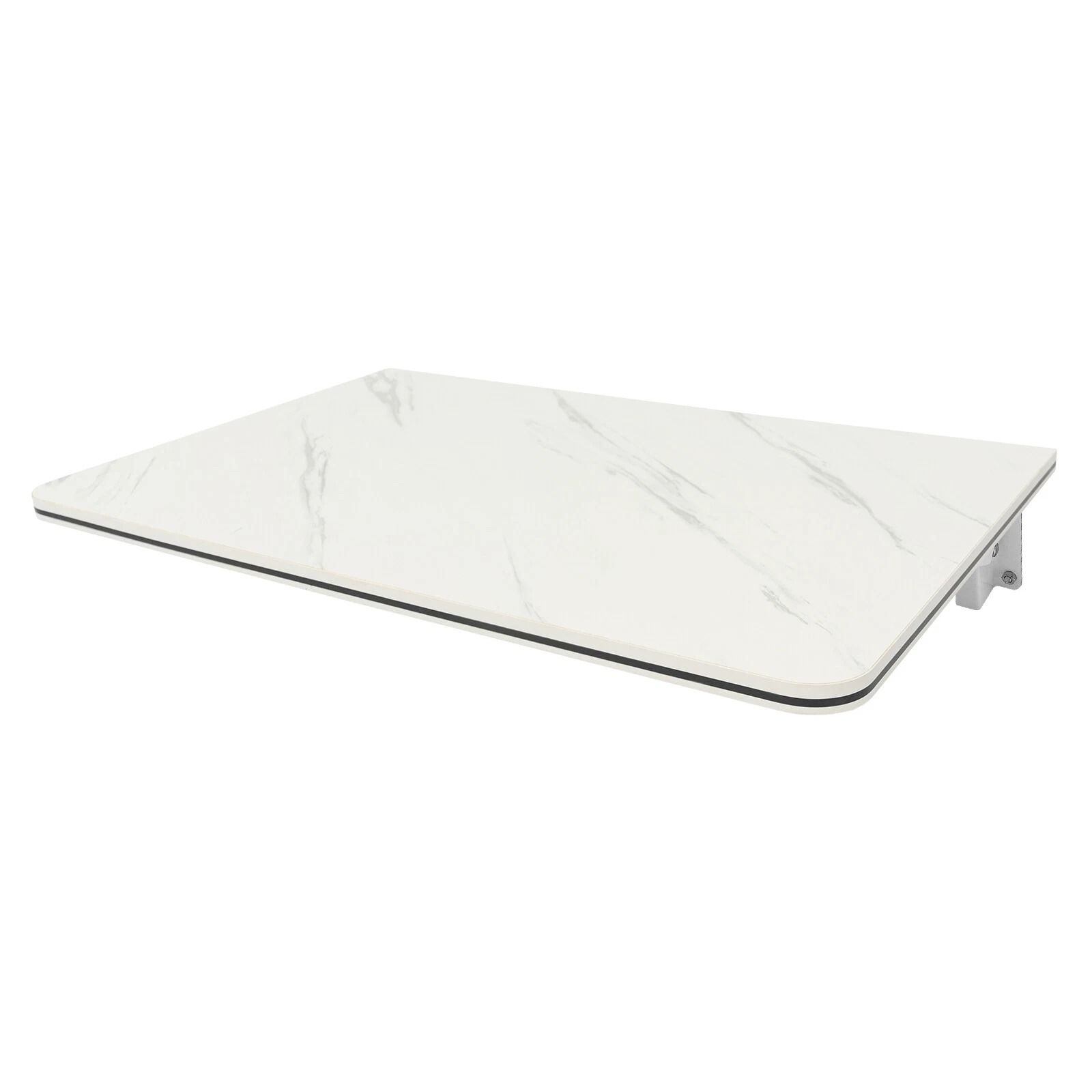 Folding Desk with Stylish Wall-Mounted Durable MDF and Metal Design