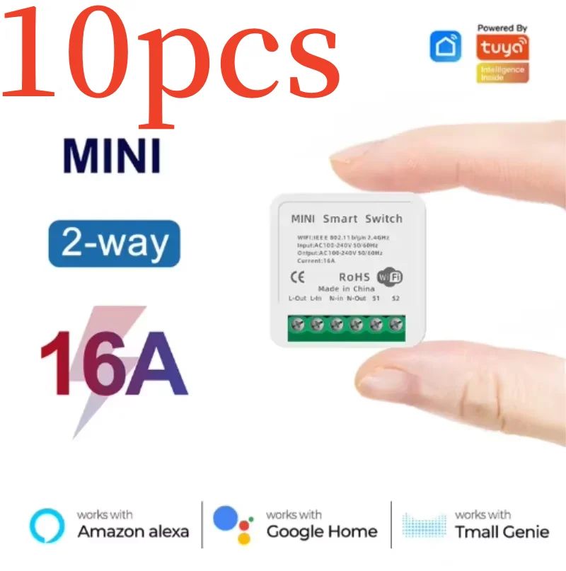 Smart WiFi Mini Circuit Breaker Switch with Alexa & Google Home Control