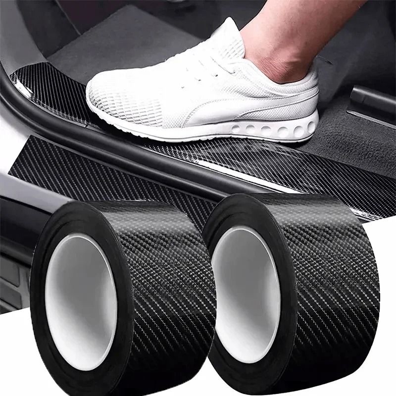 3D Nano Carbon Fiber Car Door Edge Protector Waterproof and Scratch Resistant Adhesive Tape