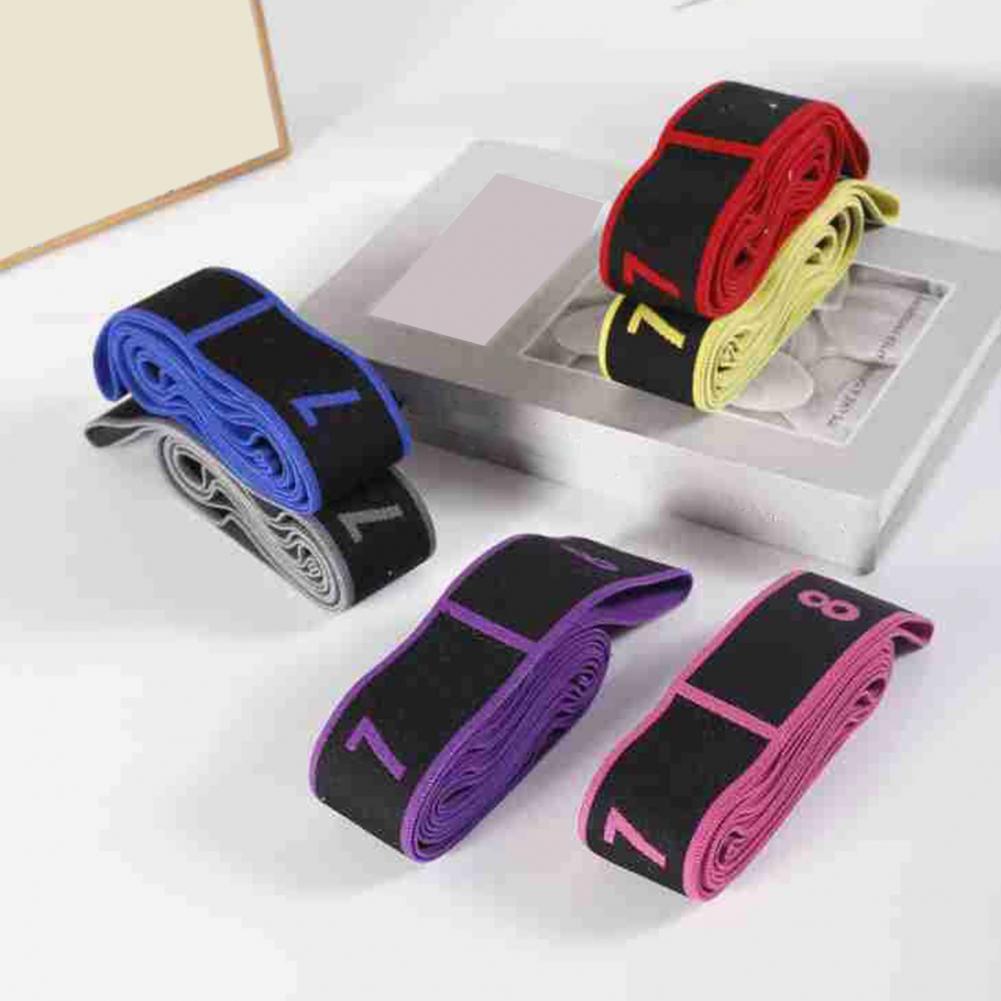 Segmented Stretching Belt for Yoga, Pilates & Dance Mobility and Flexibility Training