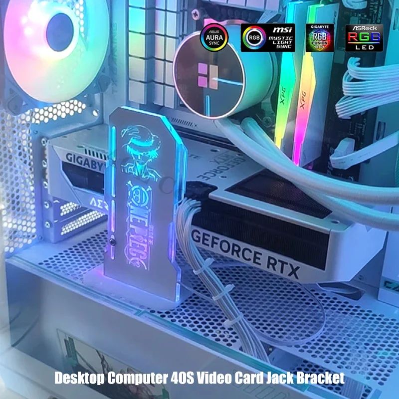 Faith Luminous ARGB Vertical GPU Holder & Graphics Card Jack Bracket