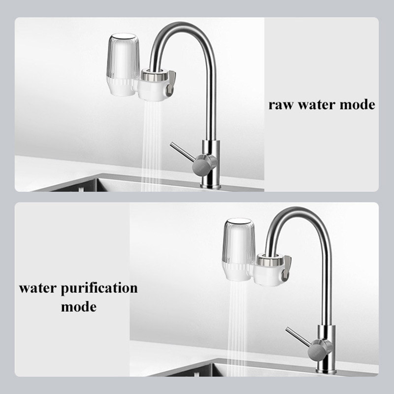 Ceramic Activated Carbon Faucet Water Purifier Tap Filter Splash-proof Household Direct Drinking Water Purifier