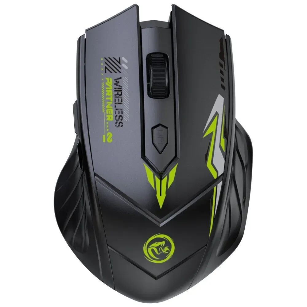 Dual-Mode Wireless Gaming Mouse – 2.4G & Bluetooth 5.4 Rechargeable 1600DPI PC Mouse