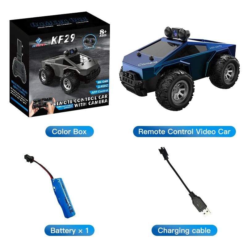 Mini FPV RC Stunt Car with Camera and LED Lights
