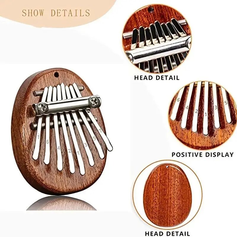 Mini Wooden Kalimba: High-Quality Thumb Piano Marimba Gift