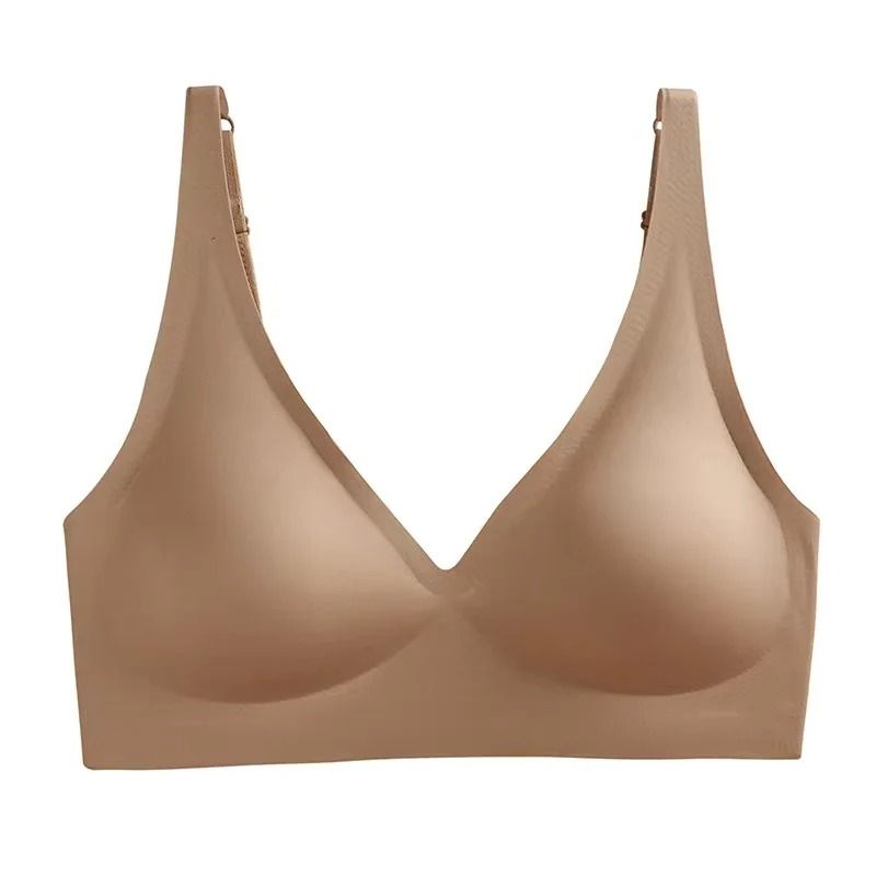 Seamless Ladies Wireless Gathered Push Up Bra