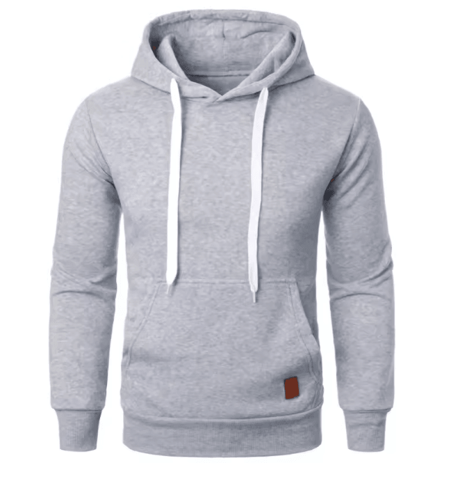 Mens Lightweight Hooded Sweatshirt Casual Pullover Streetwear