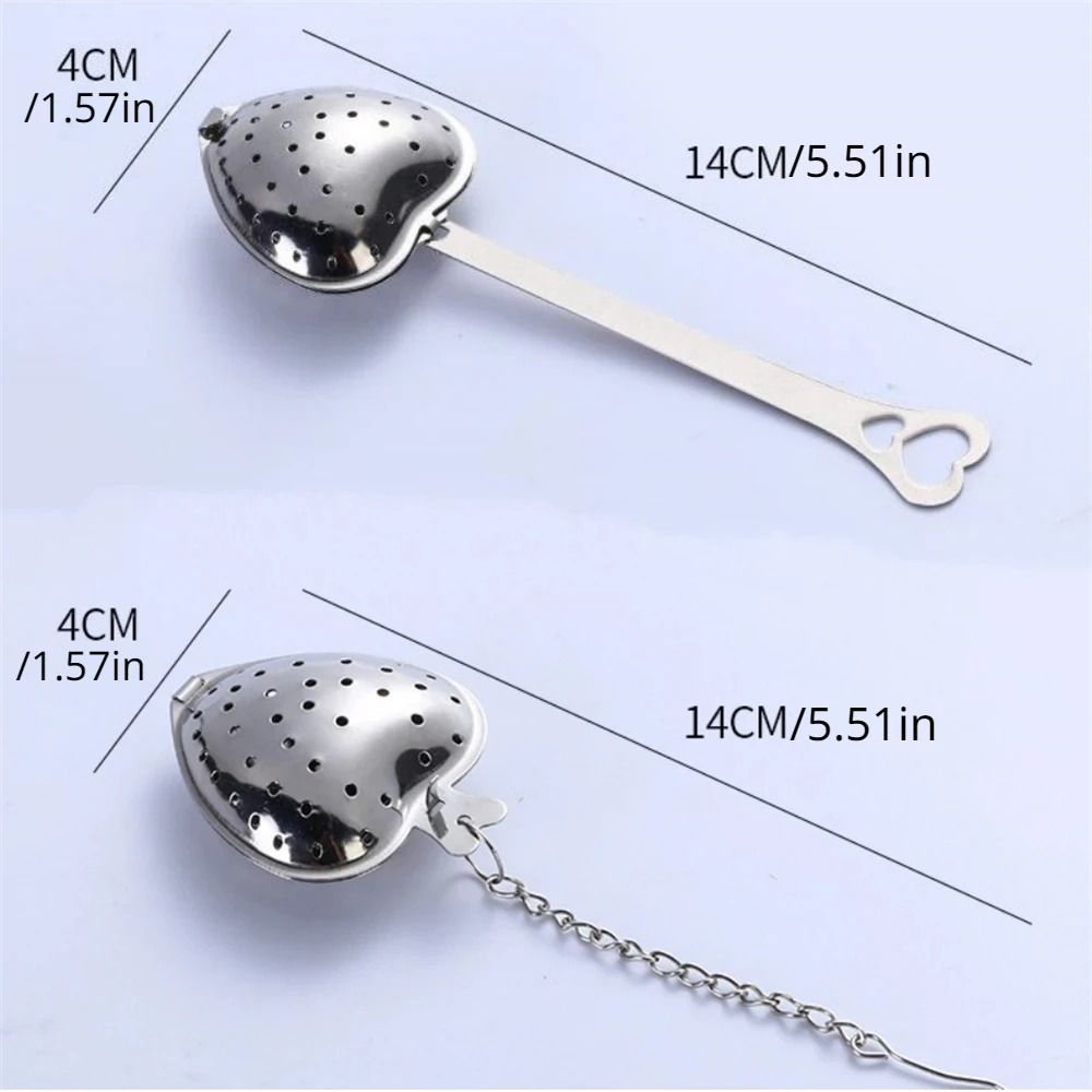Heart Shaped Stainless Steel Tea Infuser for Loose Leaf Tea