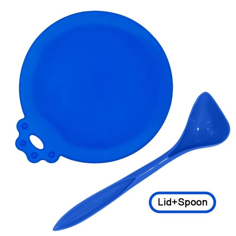 Reusable Pet Food Can Cover and Spoon Set