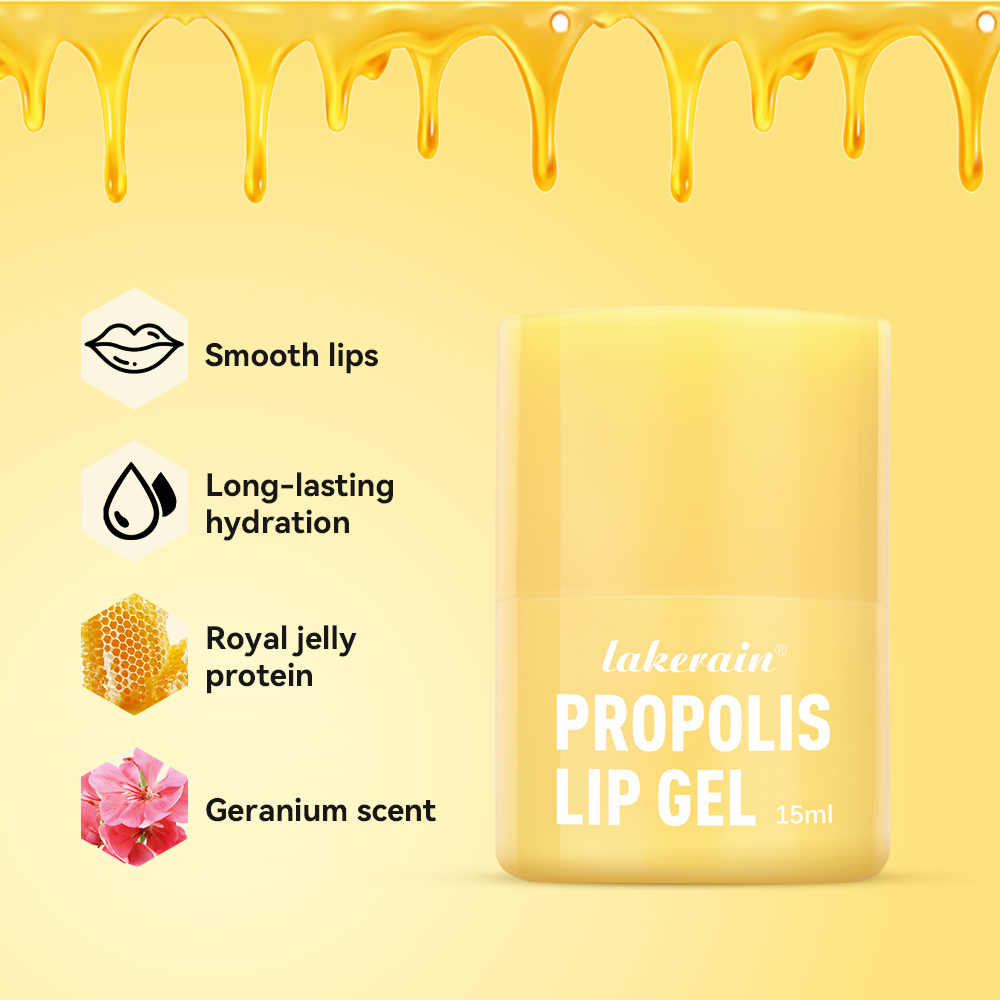 Honey Lip Hydrating Balm Mask, Long-lasting Moisture Butter, Propolis Lipcerin Gentle Exfoliation, Twist Dispenser