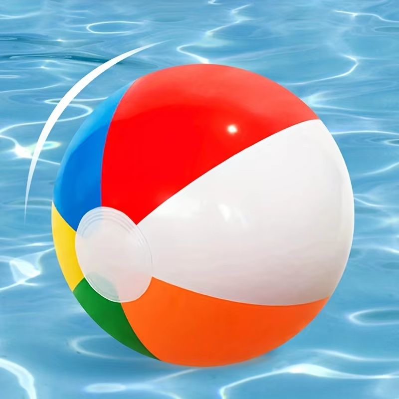 SplashParty 10-Piece Inflatable Beach Ball Set – Colorful Pool & Party Water Game Balls