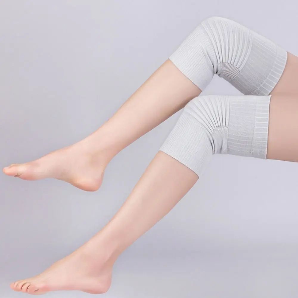 Cotton Stripe Knee Compression Sleeve – Breathable Sports Knee Support Brace (Unisex)