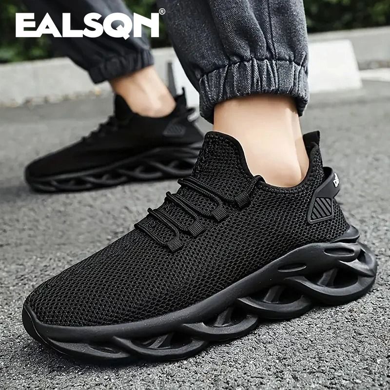 Men Breathable Mesh Running Sneakers for Outdoor Jogging