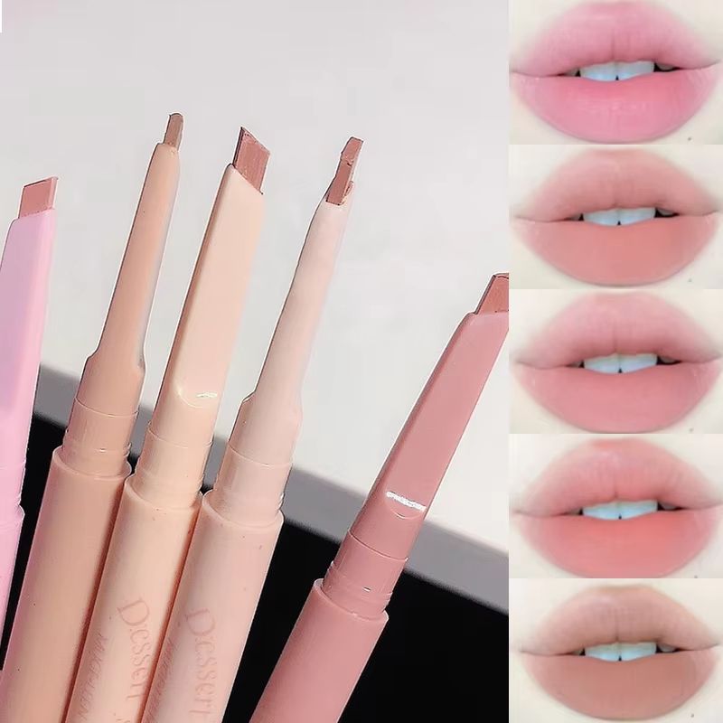 Dessert Automatic Lip Liner Waterproof Long Lasting Twist Up Lip Outline Pencil