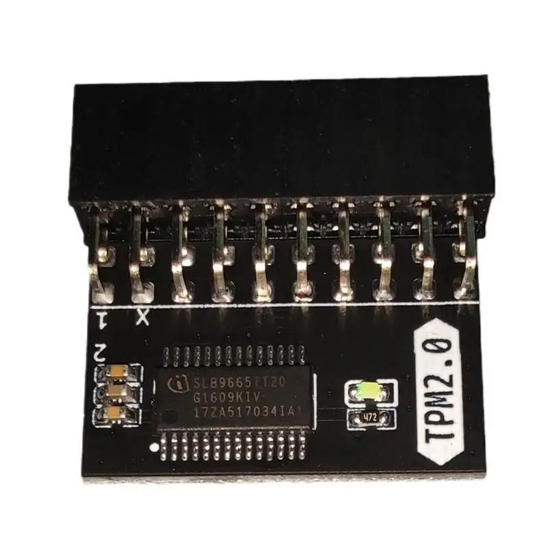 TPM 2.0 20-Pin Encryption Security Module | LPC Hardware-Based Encryption for ASUS, MSI, ASROCK, & GIGABYTE